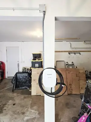 Emporia charger for a Kia EV6 · Park Forest · Steel Fox EV & Electric, Central PA