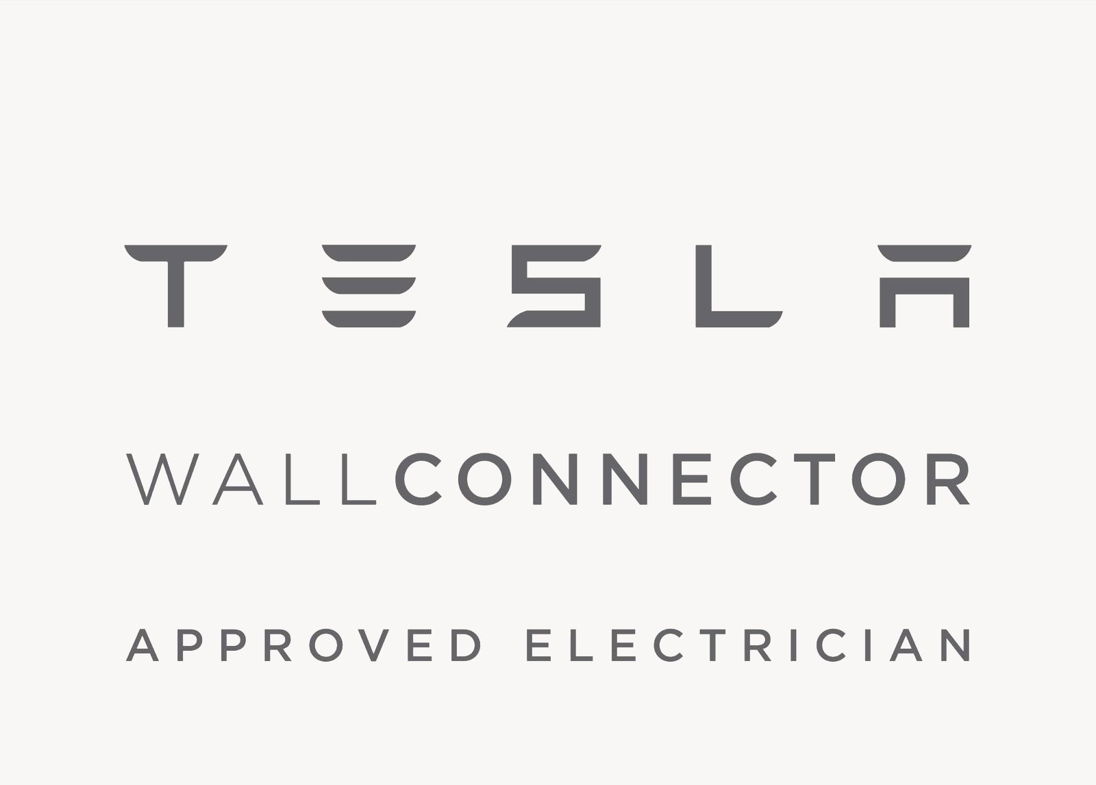 Tesla Wall Connector Approved Electrician certification badge — certified installer in Central PA