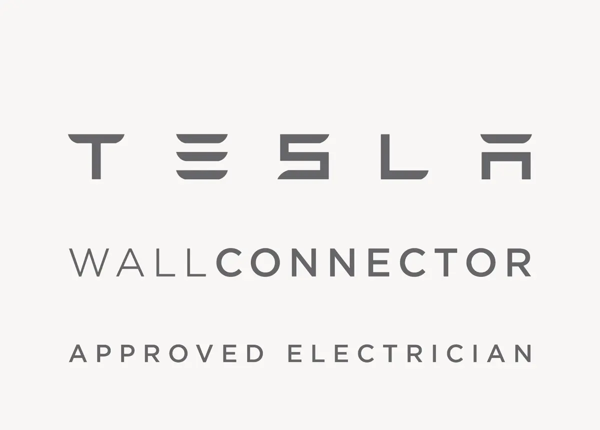 Tesla Wall Connector Approved Electrician certification badge · certified installer in Central PA