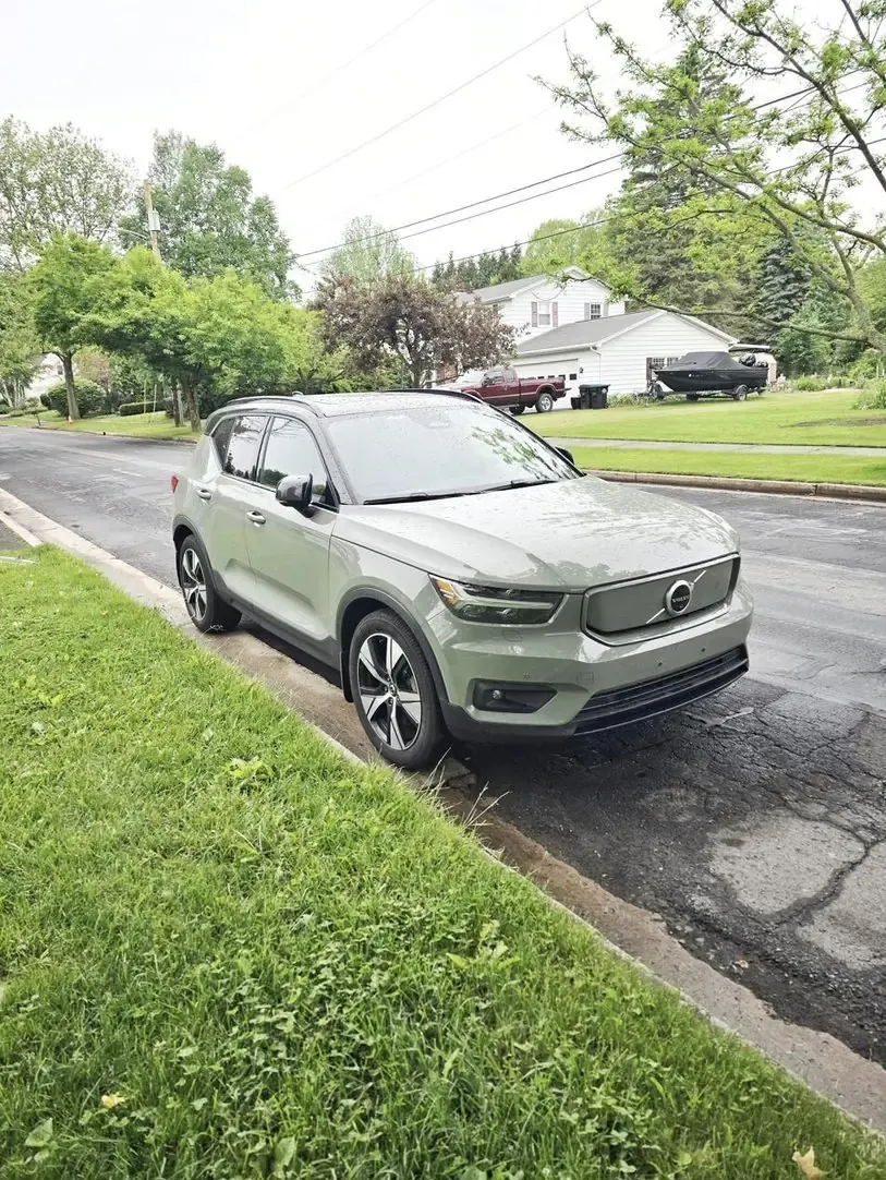 2021 Volvo XC40 Recharge in State College PA after NEMA 14-50 install