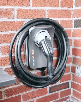 ChargePoint charger Install for a Tesla Model Y. The existing panel was a Zinsco, which is known for being unsafe, so we did a… · December 2023 · Steel Fox EV & Electric, Central PA
