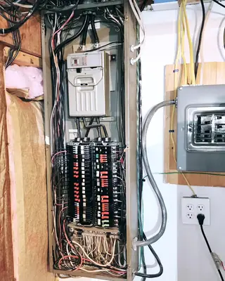ChargePoint charger Install for a Tesla Model Y. The existing panel was a Zinsco, which is known for being unsafe, so we did a… · December 2023 · Steel Fox EV & Electric, Central PA